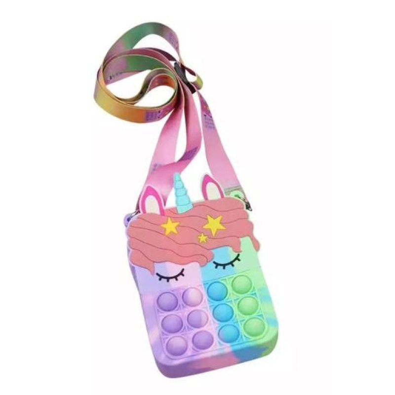 UNICORN POP-IT 1 SCHOUDERTAS